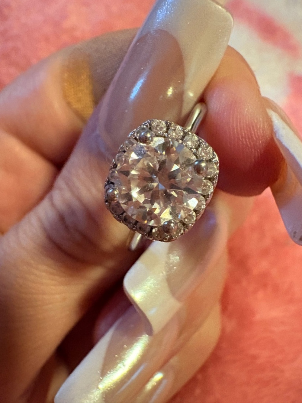 Classy Elegant 1.5ct  Moissanite Ring in silver with COA 💍 - Picture 9 of 12